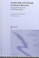 Tapa de Leadership and Change in the Human Services