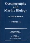 Tapa de Oceanography and marine biology