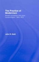 Tapa de Practice of Modernism