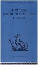 Tapa de Towards Community Mental Health