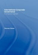 Tapa de International Corporate Governance