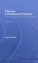 Tapa de Fifty key contemporary thinkers
