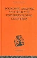 Tapa de Economic Analysis and Policy in Underdeveloped Countries
