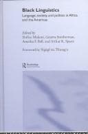 Tapa de Black linguistics
