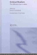 Tapa de Critical Realism