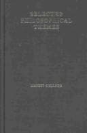 Tapa de Ernest Gellner