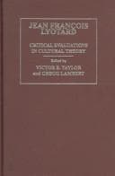 Tapa de Jean Francois Lyotard, Volume 2