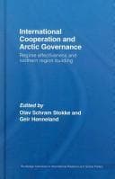 Tapa de International cooperation and Arctic governance