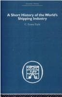 Tapa de A Short History of the World's Shipping Industry (Economic History)