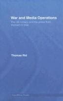 Tapa de WAR AND MEDIA OPERATIONS: THE US MILITARY AND THE PRESS FROM VIETNAM TO IRAQ