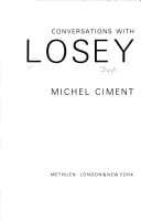 Tapa de Conversations with Losey