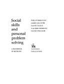 Tapa de Social skills and personal problem solving
