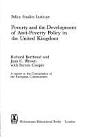 Tapa de Poverty and the development of anti-poverty policy in the United Kingdom