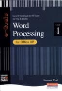 Tapa de E-Quals Level 1 Word Processing for Office XP (E-Quals)