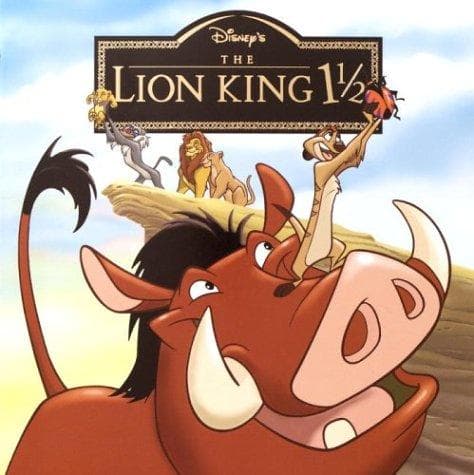 Tapa de Lion King 1 1/2