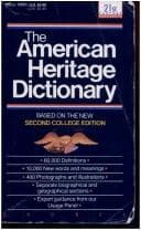 Tapa de The American Heritage Dictionary