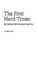 Tapa de First Hard Times