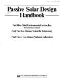 Tapa de Passive Solar Design Handbook