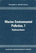 Tapa de Marine Environmental Pollution