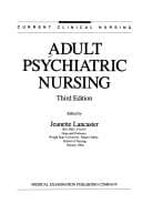 Tapa de Adult psychiatric nursing