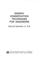 Tapa de Energy conservation techniques for engineers