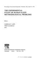 Tapa de The Experimental study of human sleep