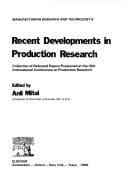 Tapa de Recent Developments in Production Research