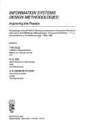 Tapa de Information Systems Design Methodologies: Improving the Practice
