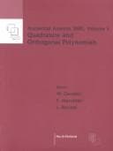 Tapa de Quadrature and orthogonal polynominals