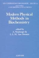 Tapa de Modern physical methods in biochemistry