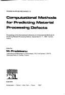 Tapa de Computational Methods for Predicting Material Processing Defects