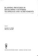 Tapa de Planning processes in developing countries