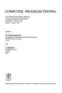 Tapa de Computer Programme Testing