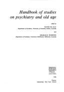Tapa de Handbook of studies on psychiatry and old age