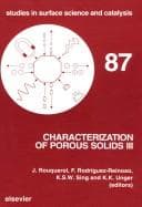 Tapa de Characterization of porous solids III