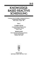 Tapa de Knowledge-based reactive scheduling