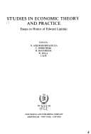 Tapa de Studies in economic theory and practice