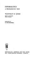 Tapa de Informatics, a propaedeutic view