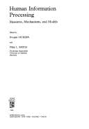 Tapa de Human information processing