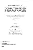 Tapa de Foundations of computer-aided process design