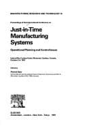 Tapa de Just-In-Time Manufacturing Systems: Operational Planning and Control Issues