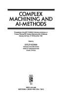 Tapa de Complex Machining and Ai-Methods