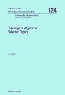 Tapa de Topological Algebras