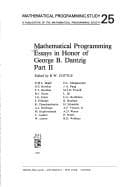 Tapa de Mathematical programming