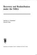 Tapa de Recovery and redistribution under the NIRA