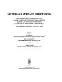 Tapa de Materials surface processing