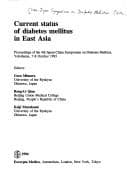 Tapa de Current status of diabetes mellitus in East Asia