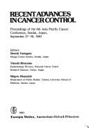 Tapa de Recent Advances in Cancer Control