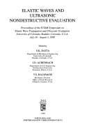 Tapa de Elastic waves and ultrasonic nondestructive evaluation