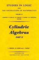 Tapa de Cylindric algebras